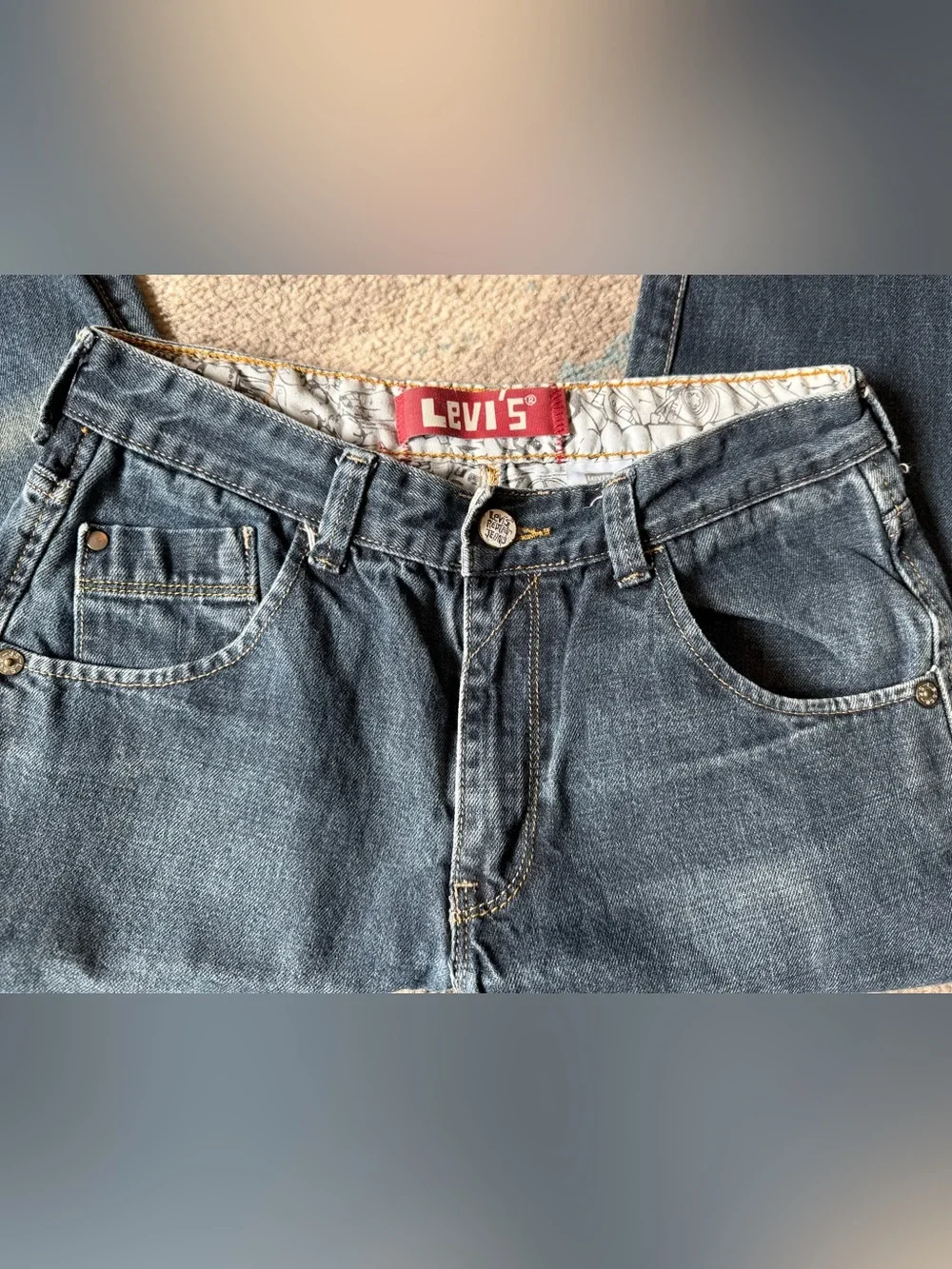 Boys Size 18 Levi's 514 Blue Slim Straight Jeans